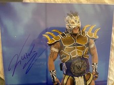 Kalisto Autographed Signed 8x10 Photo NWA NXT WWE Lucha Libre Wrestling