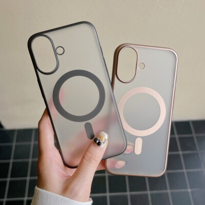 For iPhone 16 Pro Max 15 14 13 12 Shockproof Ultra Thin Magsafe Phone Case Cover