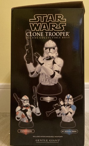 Star Wars Utapau Clone Trooper Revenge Sith Gentle Giant Deluxe Mini Bust 2006 - Picture 10 of 12