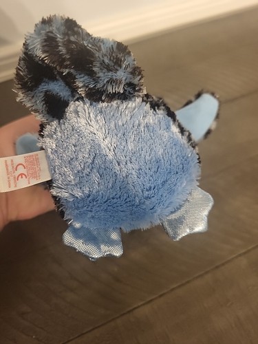 Ty 6” Beanie Boo Yago the Blue Owl Stuffed Animal - Picture 4 of 7
