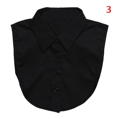 Women's Detachable False Collar Elegant Cotton Fake Dickey Blouse Half Shirt - ~ - Picture 5 of 25