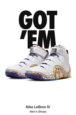 Nike Zoom LeBron 4 Fruity Pebbles (2024) DQ9310-100 | eBay Nike Zoom LeBron 4 Fruity Pebbles (2024) DQ9310-100 | eBay