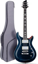 EXTREMELY NICE LJ blue PRS wannabe with quality accessories, Luthier set up WOW