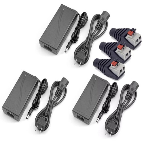 AC/DC 12V 5A Power Supply Adapter Transformer For 5050/3528 LED Strip Light 60W - Picture 15 of 17