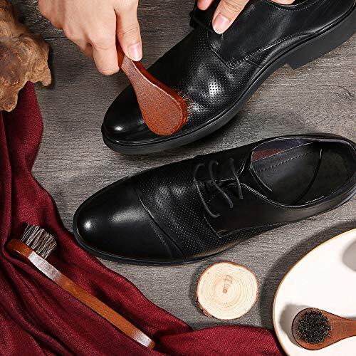 Jovitec 5 Pack Shoe Shine Brush Dauber Polish Applicator  Assorted Colors 