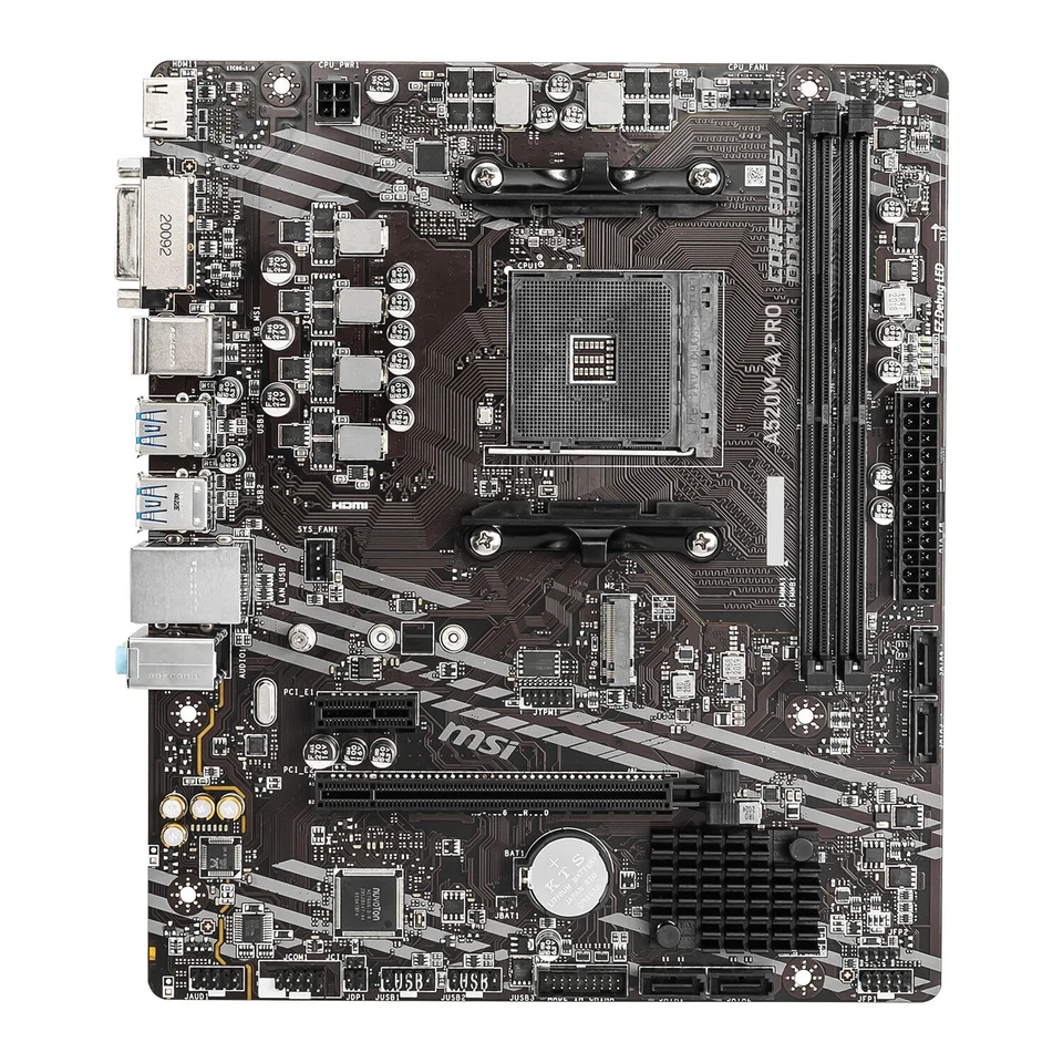 MSI A520M-A PRO Motherboard Socket AM4/A520/DDR4/S-ATA 600/Micro ATX