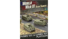 Pvrbv 551 or Lvrbv 701 Platoon Swedish (x3) WWIII Team Yankee