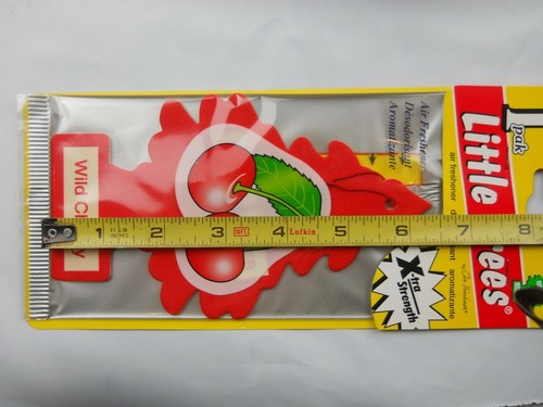 Air Freshener Car Truck Little Trees LARGE SIZE "Wild Cherry Fragrance" Lot of 3 - Picture 3 of 3