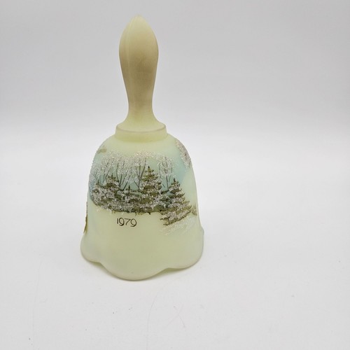 Fenton Bell 1979 natillas ciervo pintado birmano escena de invierno danés Fredrick brilla - Imagen 6 de 10