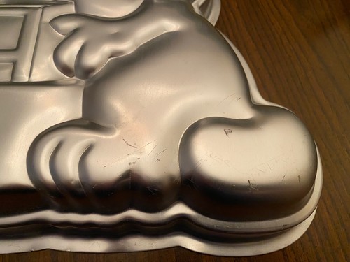 Garfield 1981 Happy Birthday Cake Pan Jello Mold Vintage Retro Kitchen - 第 6/7 張圖片