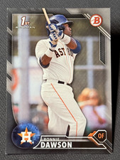 2016 Bowman 1st BLACK BORDER Ronnie Dawson 088/499