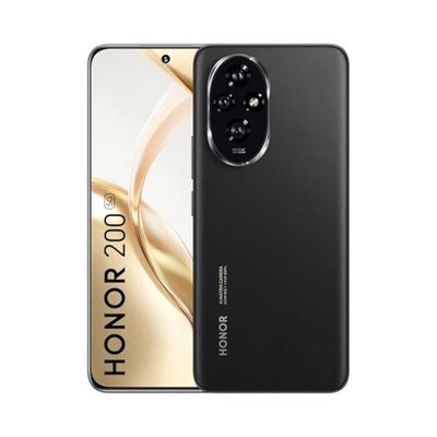HONOR 200 5G (Black, 12GB + 512GB) | 6.7-inch AMOLED Quad-Curved Display