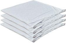 4 Pack Waterproof down Feather Proof Pillow Protectors with Zipper 20X20 Zippere