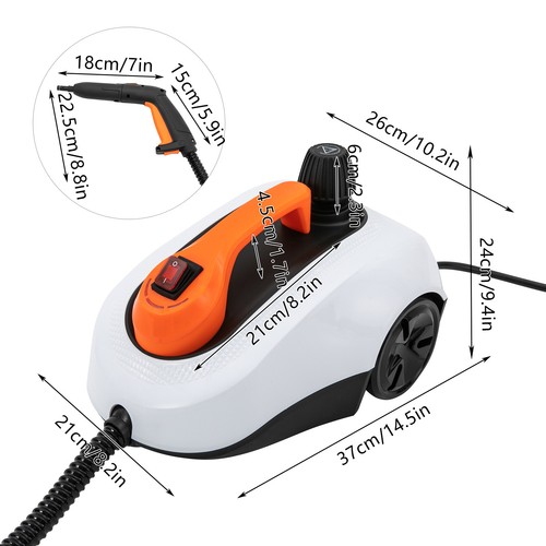 Elec Home Dampfgarer Reiniger Hochdruck Mehrzweck Rollen Reinigungsmaschine - Bild 2 von 21