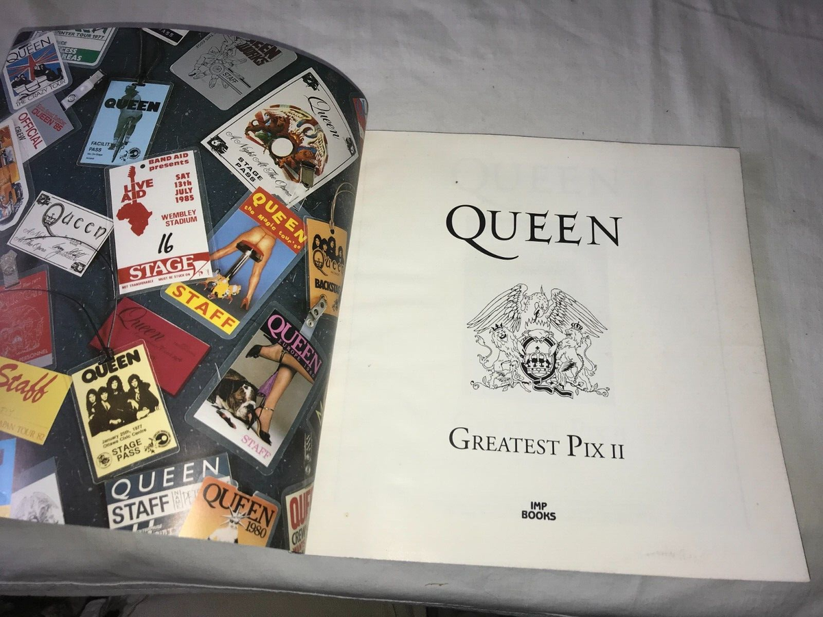 HTF Rare 1991 IMP Books QUEEN Photos GREATEST PIX II Freddie