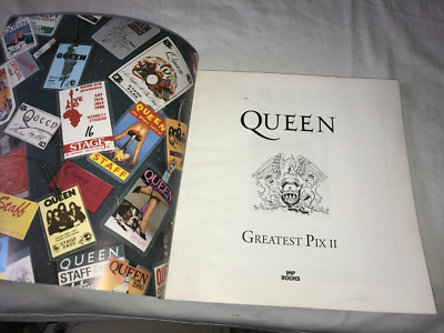 英BOOKS Photo Book Queen Greatest PixII ISBN0863598072 IMP /00310 HTF Rare 1991 IMP Books QUEEN Photos GREATEST PIX II Freddie