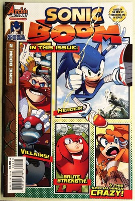 SONIC BOOM COMIC BOOK #2 ''Hero'' January 2015 Bagged & Boarded NEW