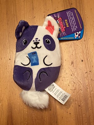 Dogs V Squirls NEW Plush Bean Bag Purple Dog PETE Border Collie Mix