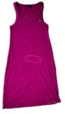 Ralph Lauren Dress Women's Size Medium M Sleeveless 100% Cotton Below Knee Pink