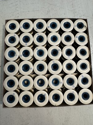 Vintage Prefilled Bobbins 72  Olive Brown 4856 Filco Coats America 22 Yard Ea.