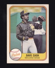 1981 Fleer Dave Cash #492 San Diego Padres
