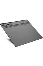 Watchmaker's Rubber Bench Magnetic Mat Anti-Slip Jewelry Watch Repair Tools gray