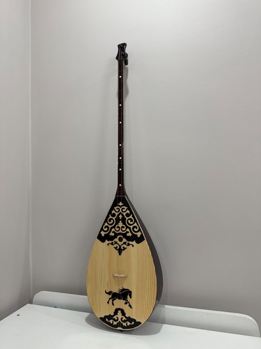 Dombra Dombyra Birch Professional 48cm Kazakh Musical Instrument, with case - Picture 2 of 15