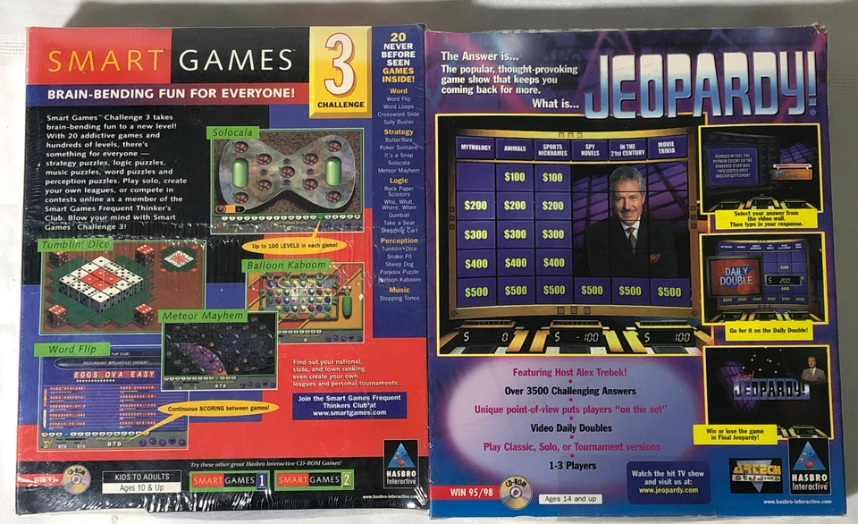 Jeopardy Hasbro Computer Games - Image 2 of 3