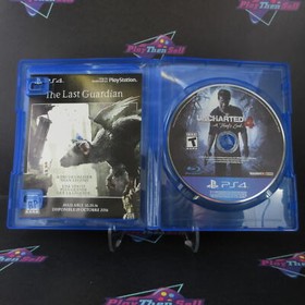 Uncharted 4 A Thief's End PS4 PlayStation 4 Complete - 1 Year Warranty EX Cond