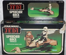 Vintage 1983 Kenner Star Wars ROTJ Speeder Bike Vehicle Sealed Box MIB