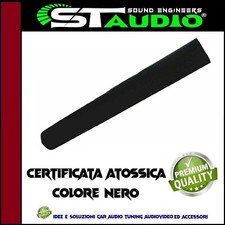MOQUETTE  ADESIVA COLORE NERO PER RIVESTIMENTO BOX CASSE PIANALI E AUTO D'EPOCA 