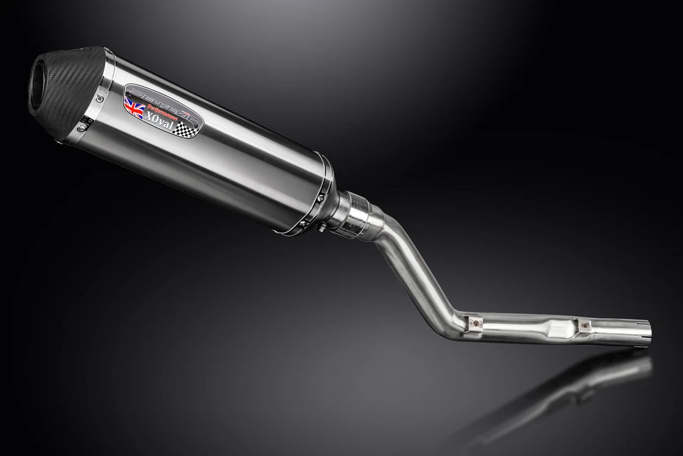 Silenciador de escape de acero inoxidable X-Oval 13,5" para Suzuki DRZ400E DR-Z400E 2000-2009 Foto 3 de 4