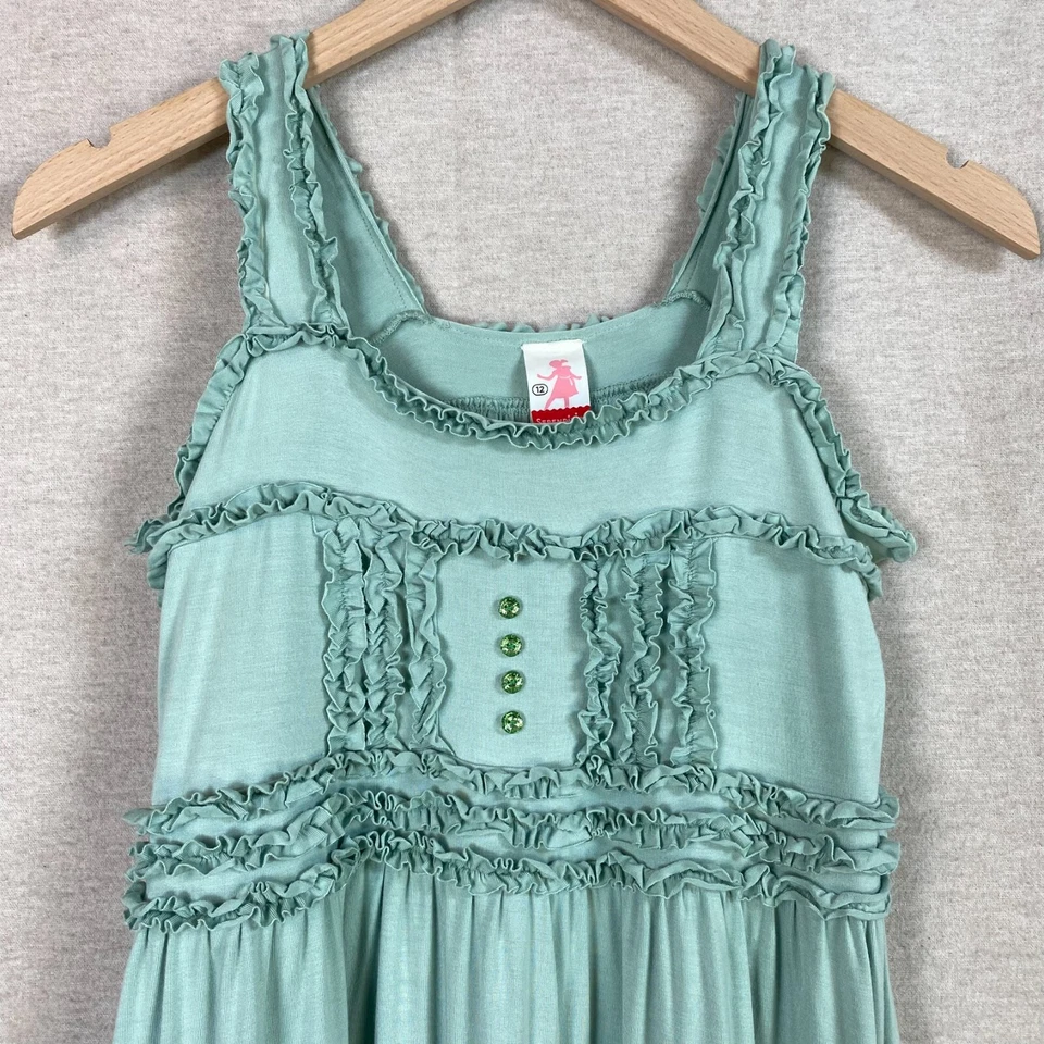 Vestido sin mangas con volantes Matilda Jane para niñas talla 12 Serendipity Emilia Boho Fairy Foto 2 de 4