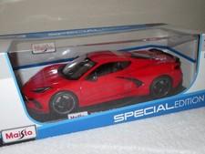 2020 CHEVROLET CORVETTE STINGRAY COUPE RED MAISTO 1:18 OPENING PARTS