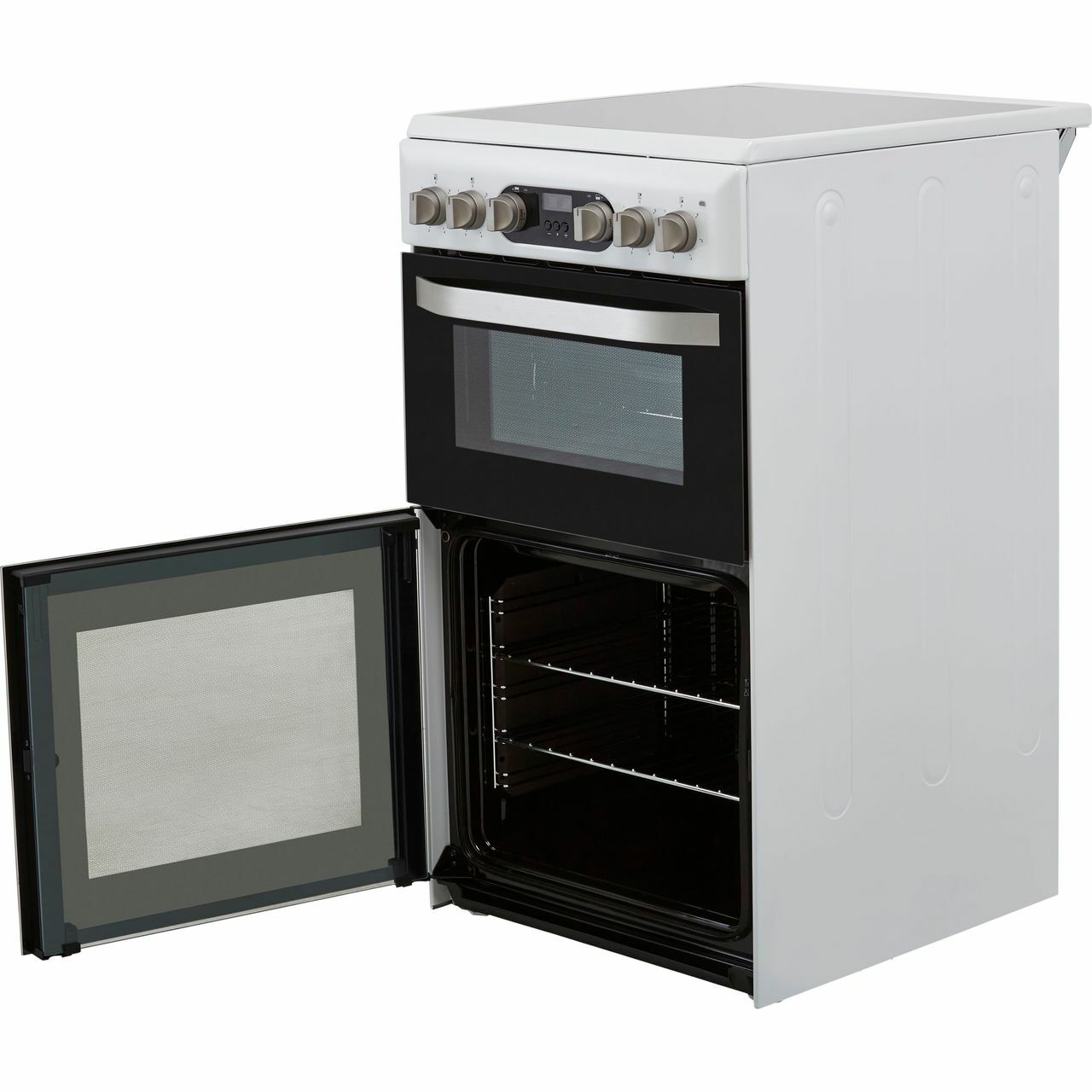 Hotpoint HD5V93CCW/UK 50cm Free Standing Electric Cooker with Ceramic