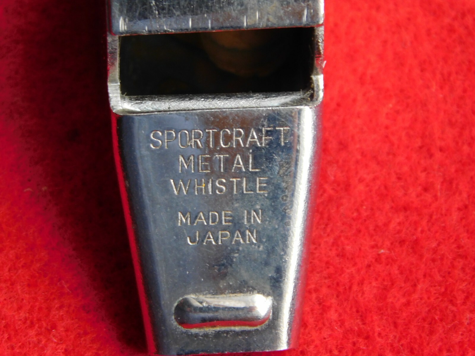 VINTAGE SPORTCRAFT METAL WHISTLE MADE IN JAPAN