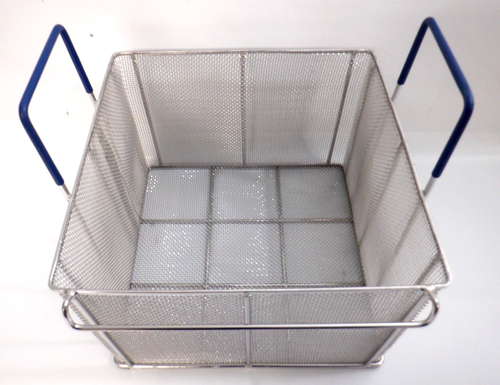 Cesta de malla cuadrada de acero para freidora comercial 12-7/8" X 12-1/2" - Imagen 3 de 9