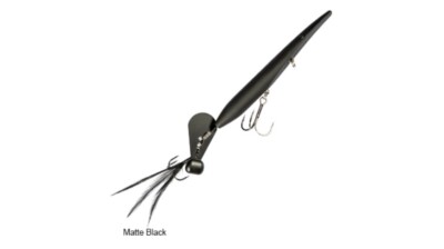 Z-Man HellraiZer Topwater Chatterbait - Matte Black - 5'' - 5/8oz - Bass Lure