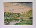 Painting Ernst Eitner 1867-1955 Watercolour 33 x 43 cm.