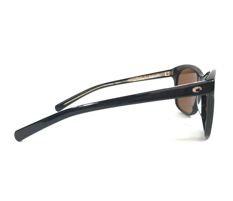 Gafas de sol Costa Sarasota SAR 11 monturas negras brillantes cobre plata espejo 580G Foto 4 de 4