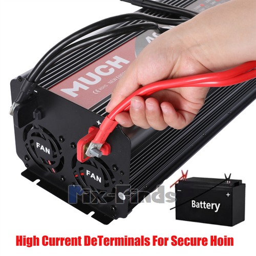 Casa rodante fuera de la red inversor de onda sinusoidal pura 3000 W/6000 W 12 V/24 V DC a CA 110 V 120 V - Imagen 20 de 90