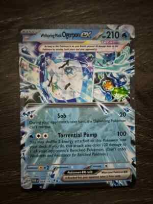 Pokemon TCG Wellspring Mask Ogerpon ex 64/167 Double Rare Twilight