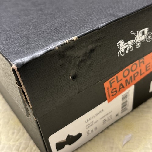 Mocassino Coach LEAH nuovo con scatola in pelle marrone acero (taglia 5,5B) CB990, suola a strappo donna - Foto 16 di 16