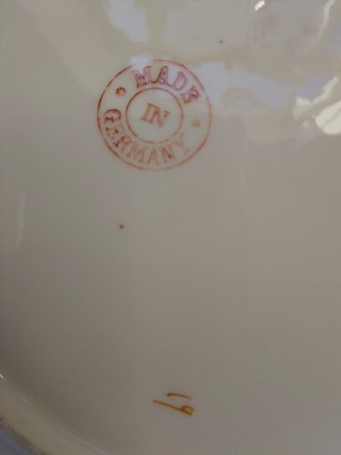Antique Pink Lustre HOUSES of PARLIAMENT LONDON UK - Souvenir Plate German Made - Picture 6 of 7