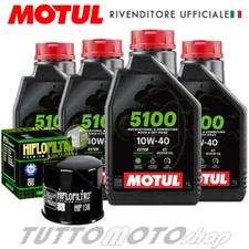 Tagliando SUZUKI GSX 600 F 1999 2000 / KIT Motul 5100 10W40 + Filtro olio