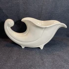 Large Vintage Red Wing Cornucopia Planter #1562 Ivory Fall Thanksgiving