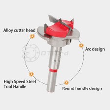 15mm-35mm Forstner Carbide Tipped Hinge Cutter Boring Drill Wood Hole Drill Bit