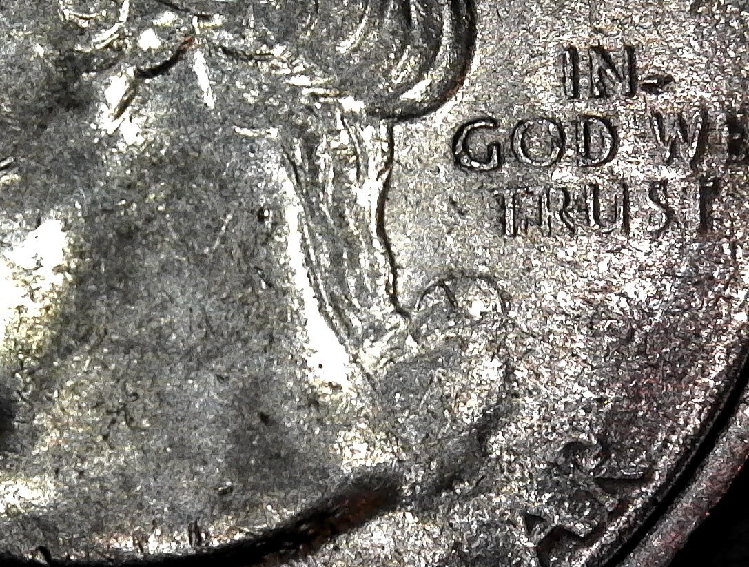 2012 P Strike Through Grease ErrorDenali AlaskaQuarter mint mark and