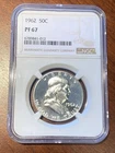 1962 Franklin Half Dollar 50C NGC PF67