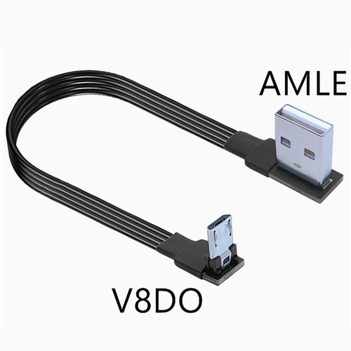 Flat Micro USB Cable, 0.05m - 3m High Speed Data Sync Fast Charger Charging Lead - Picture 21 of 33